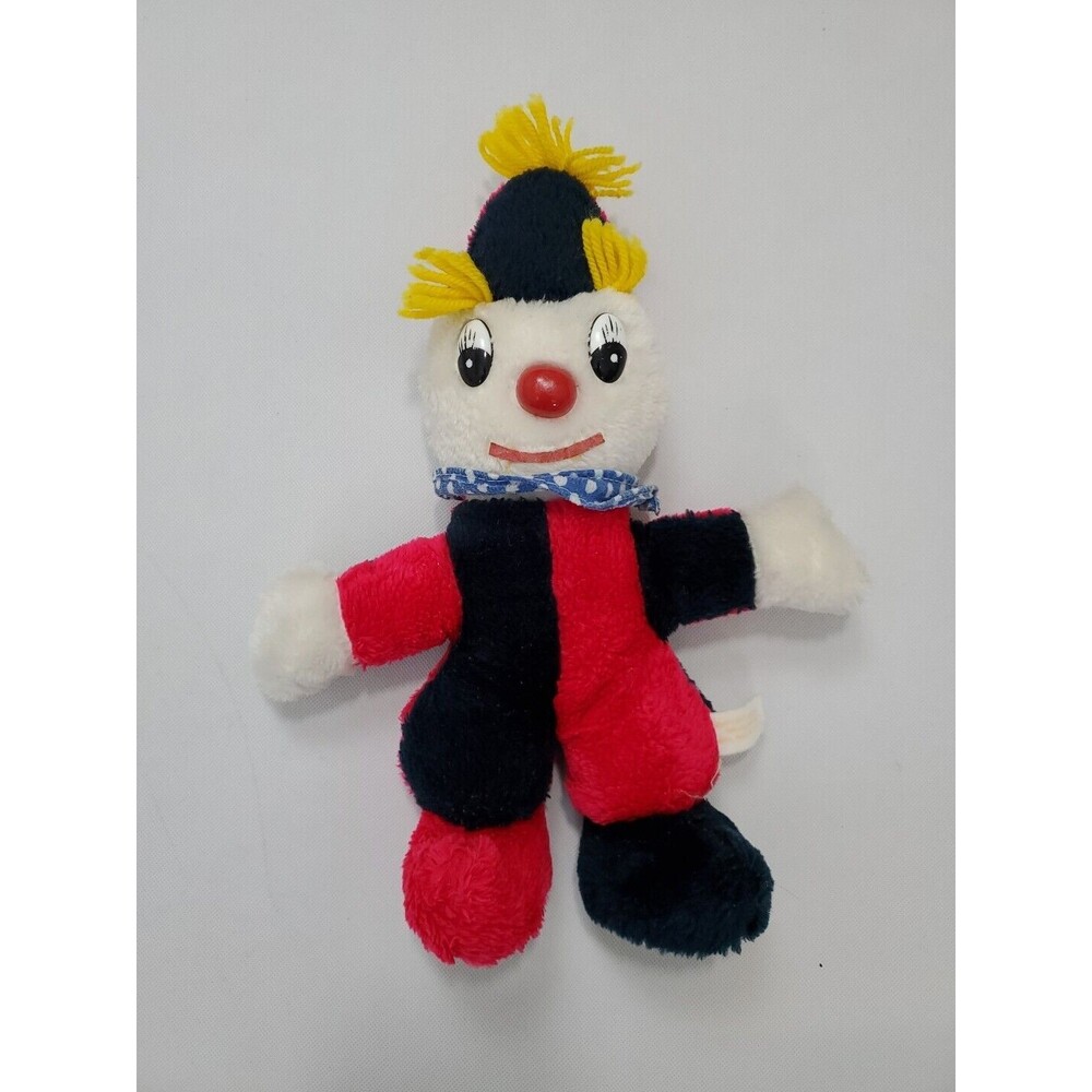 Rare VTG Superior Toy And Novelty Co Plush Stuffed Circus Clown‎